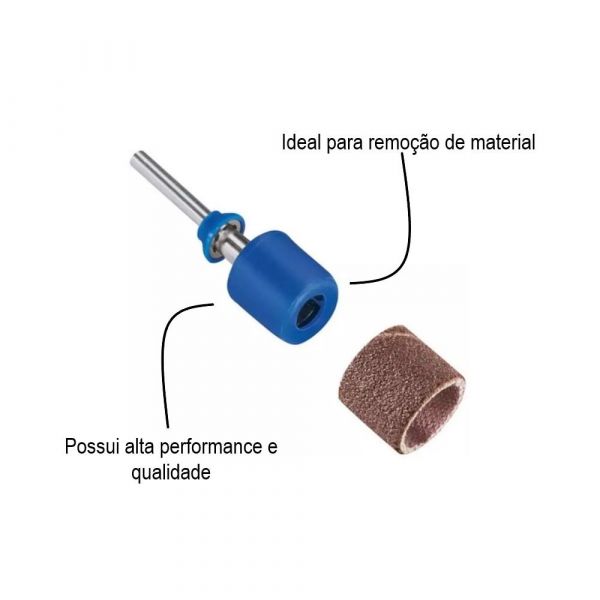 Dremel EZ407SA Haste EZ-Lock Para Tubo de Lixa De 12,7mm