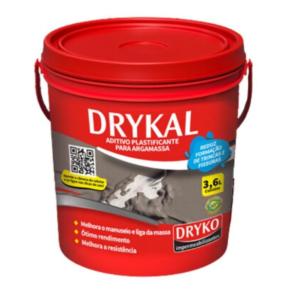 Drykal Aditivo Impermeabilizante 3,6L Dryko