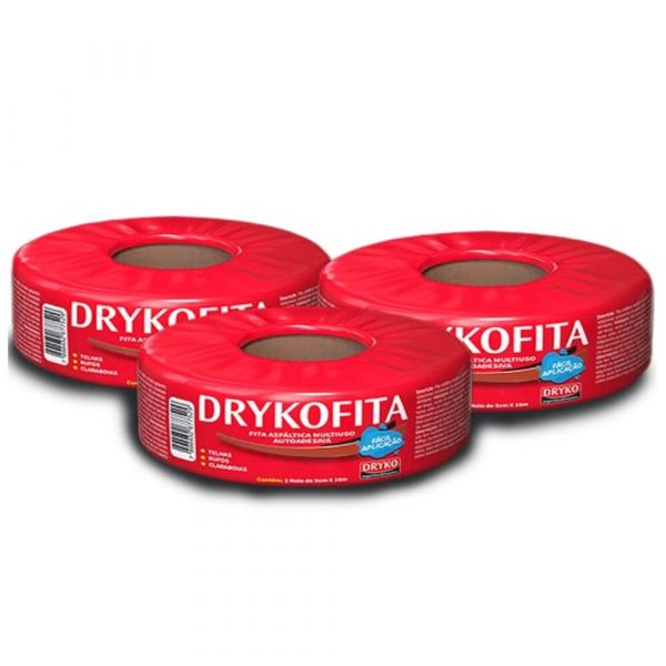 Fita Multiuso Aluminizada 5cm x 10m Dryko