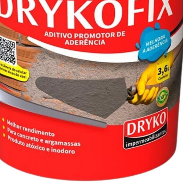 Drykofix Bianco Chapisco Adesivo 3,6L Dryko
