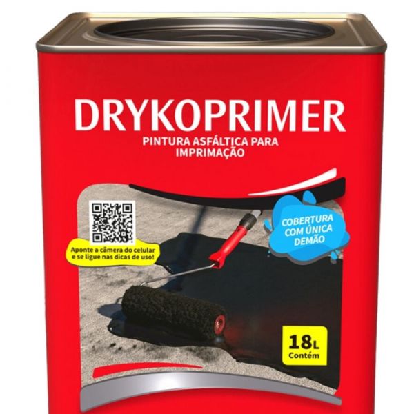 Drykoprimer Eco Pintura Asfáltica Impermeabilizante 18L Dryko