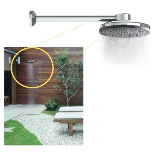 Ducha fria 170 mm Cromado Plástico Valeplast