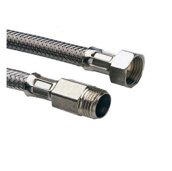 Ligação Flexível Aço Inox para Água MxF 1/2