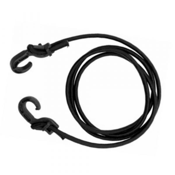 Elástico Extensor Preto 1,5 Metros Gancho Plástico Alfix