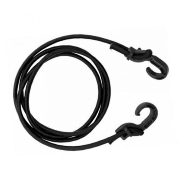 Elástico Extensor Preto 1,5 Metros Gancho Plástico Alfix