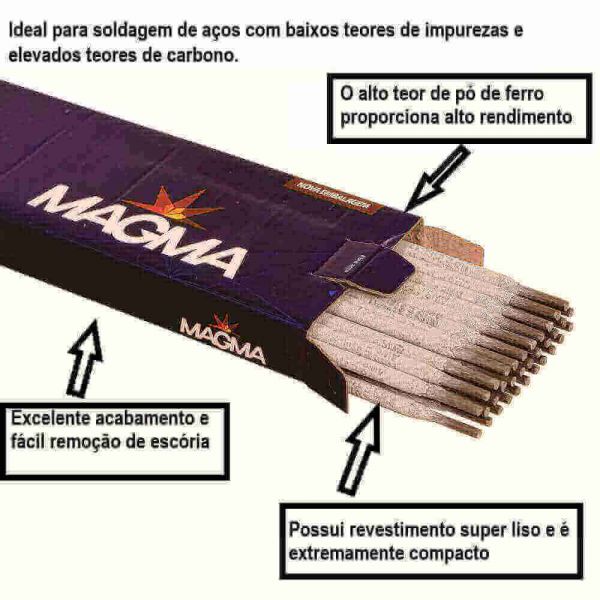 1 Kg Eletrodo E 7018 3,25mm Magma