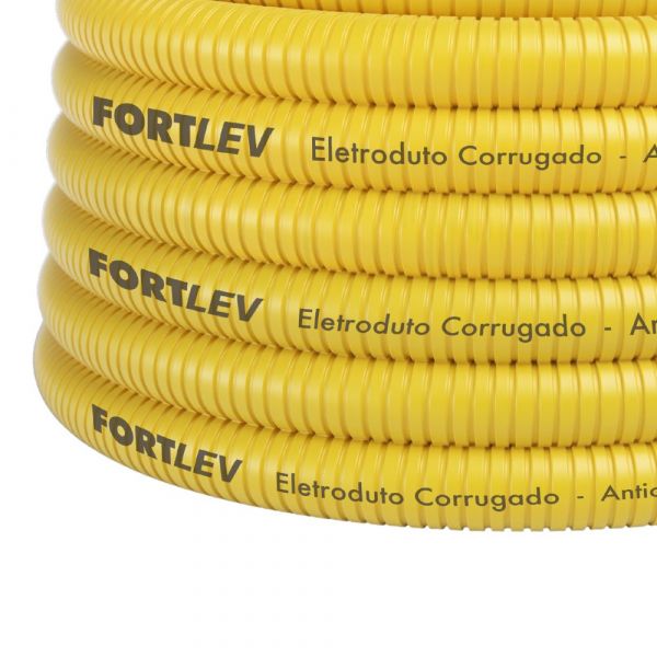 Eletroduto Corrugado 32X25mm Metros Fortlev