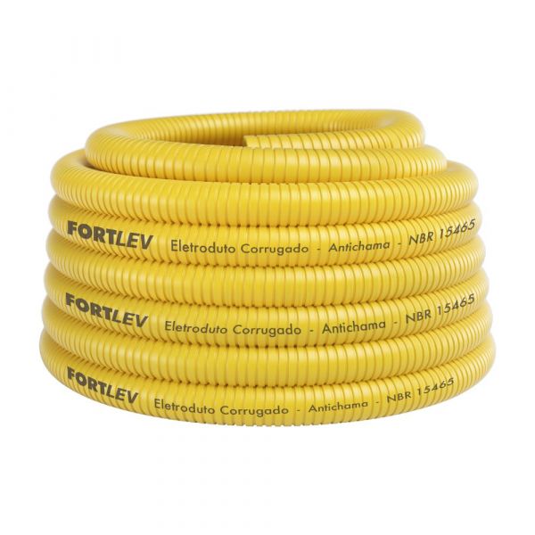 Eletroduto Corrugado 25MMX50 Fortlev