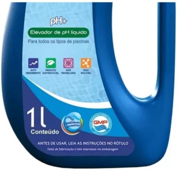 Elevador de PH Líquido 1 Litro Atcllor