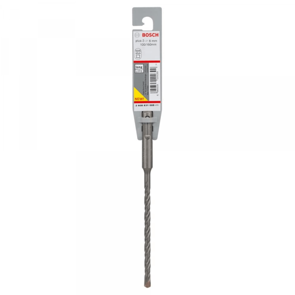 Broca Bosch SDS plus-3 para concreto Ø6 x 100 x 160 mm