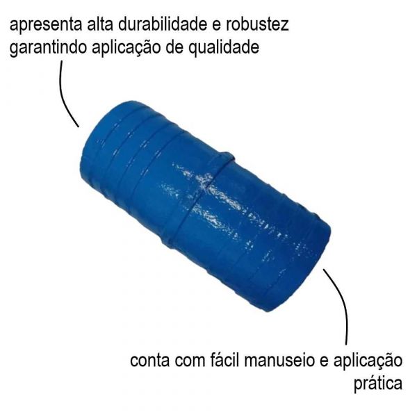 Emenda Simples em Ferro 8” FL