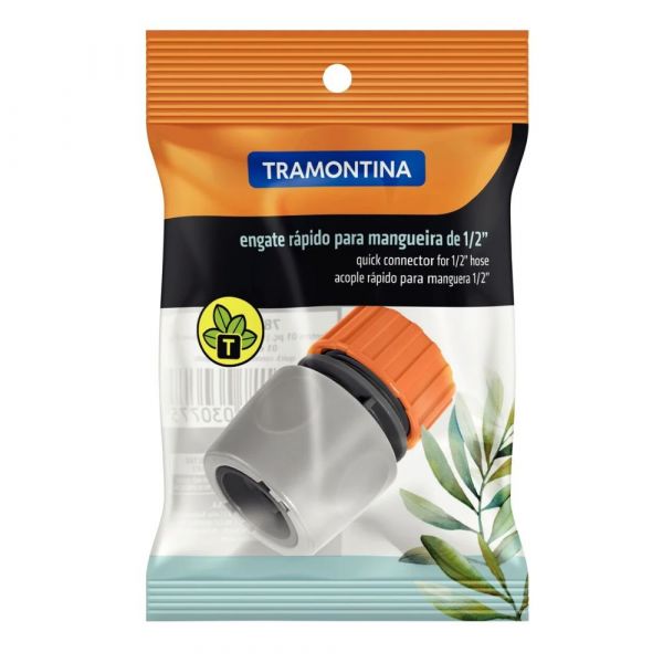 Engate Rápido Para Mangueira 1/2 Pol. Tramontina 