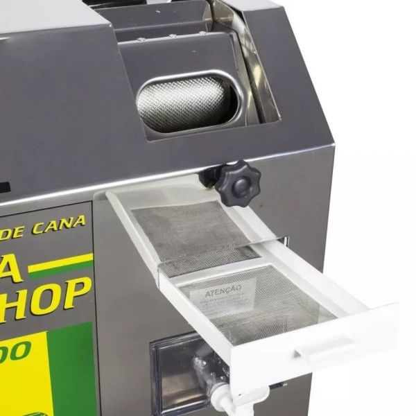 Engenho Cana Shop Elétrica 200 Com Motor Rolo Inox Maqtron