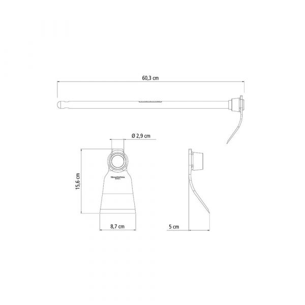 Enxó em Aço com Cabo de Madeira 60cm Tramontina