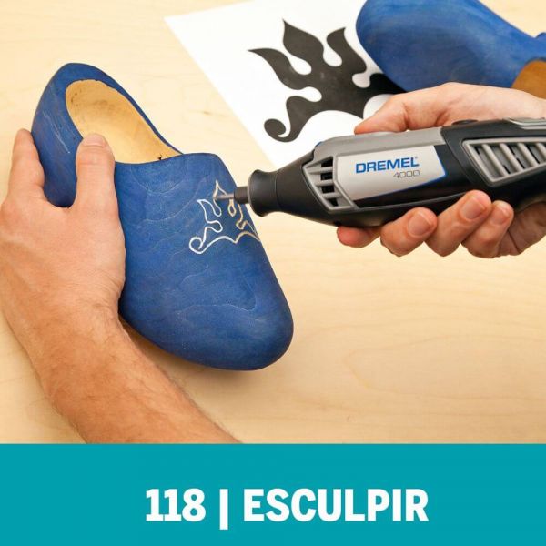 Escareador para Esculpir Ponta Flecha 118 3,2mm Dremel 