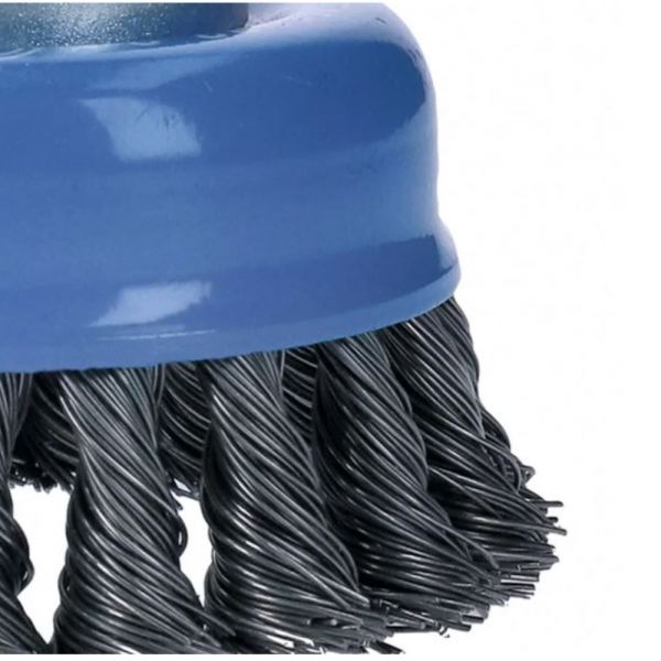 Escova Aço Copo X-LOCK Bosch 75mm Arame Trançado 0,5mm