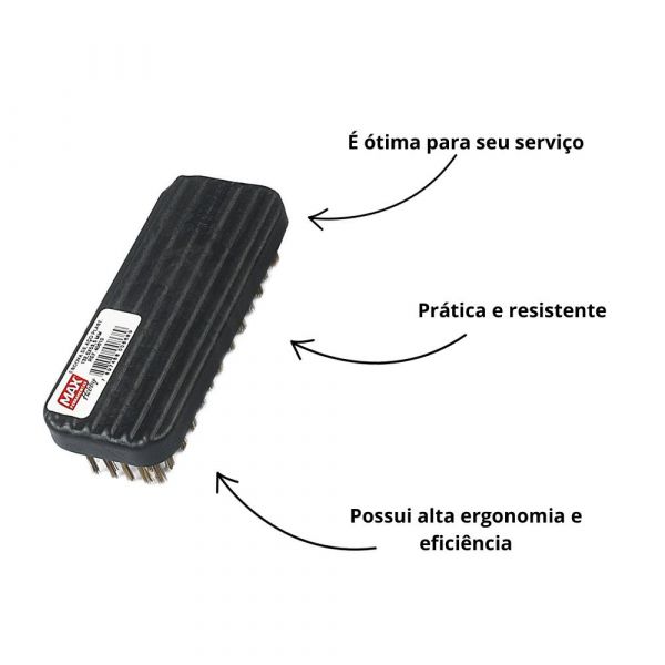 Escova de Aço Plástica sem Cabo 40610 Max