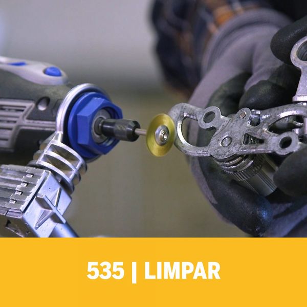 Escova de Latão 19,1mm para Limpeza Modelo 535 Dremel