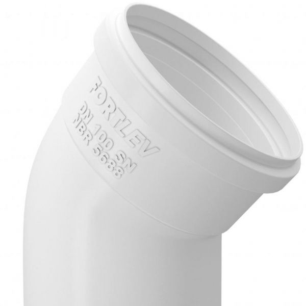 Esgoto Joelho 45° DN 150mm Fortlev