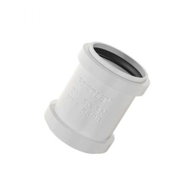 Luva de Correr para Tubo de Esgoto  DN40mm Com Anel Fortlev