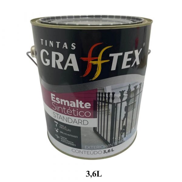 Esmalte Sintético Azul França Alto Brilho 3,6L Grafftex