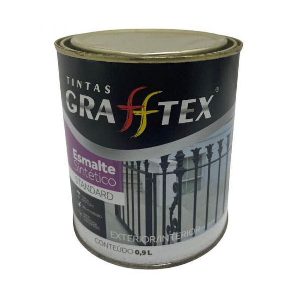 Esmalte Sintético Branco Alto Brilho 900ml Grafftex