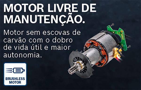 Esmerilhadeira Bosch GWS 18V-10 PC, 18V, 2 baterias e maleta