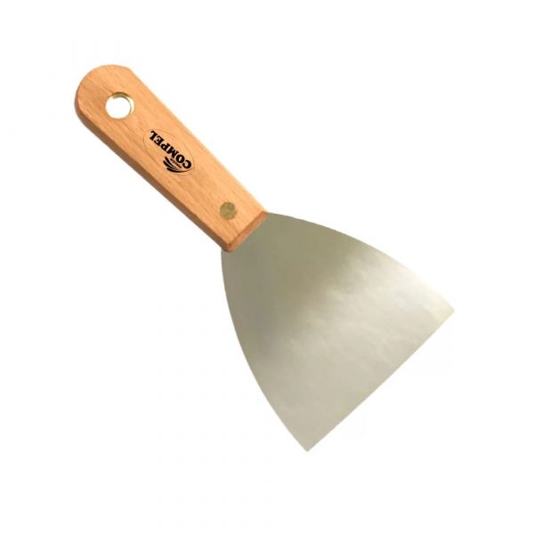 Espátula De Aço Inox 80mm Compel