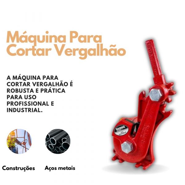 Máquina Para Cortar Vergalhão N°0 3/8