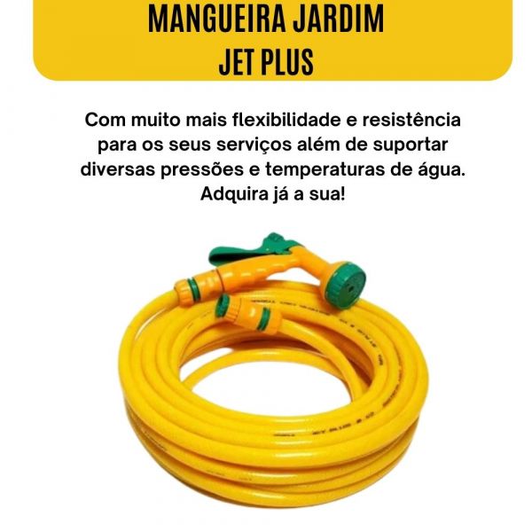 30 Metros Mangueira Jardim Jet Plus Com Esguicho 6 Jatos Ibirá