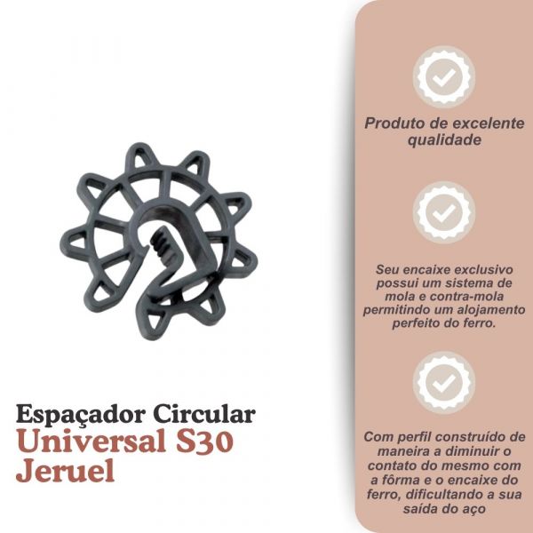 Espaçador Circular Universal S30 Jeruel