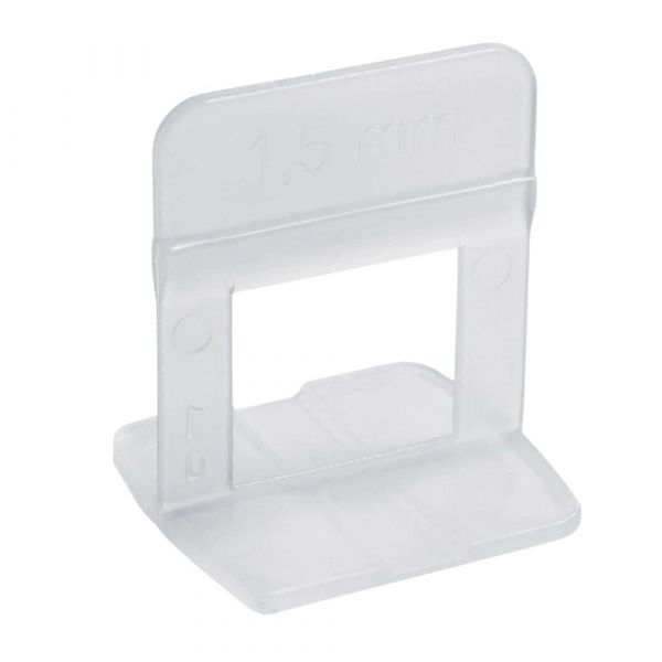 Espaçador Nivelador de Piso Porcelanato com 900 Peças Balde 1,5mm Cortag