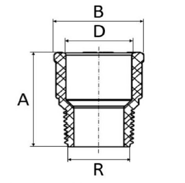 Adaptador Curto Soldável  85x3” Krona