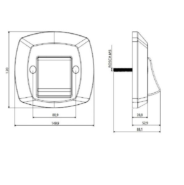 Acabamento Completo para Válvula de Descarga Croma Docol Blister Blukit