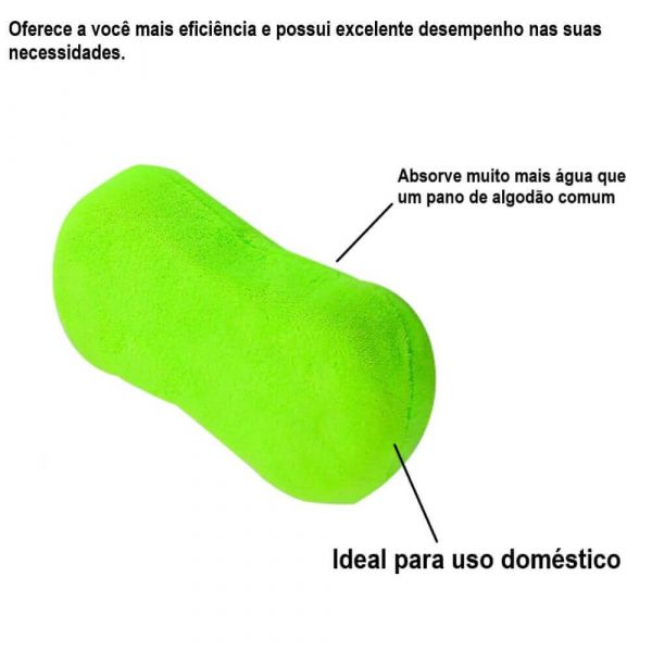 Esponja Microfibra Para Lavagem Automotiva Western Car-02