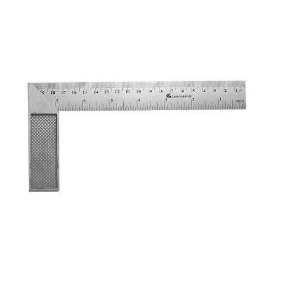 Esquadro de Aço Inox 8” Carbografite