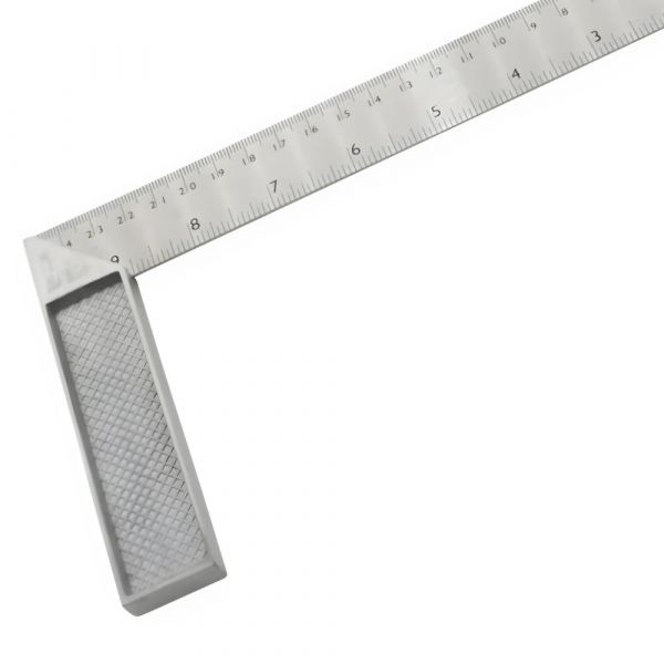 Esquadro de Aço Inox 10'' Carbografite