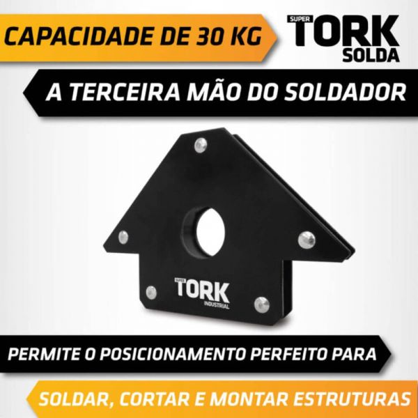 Esquadro Magnético 30 Kg Tork