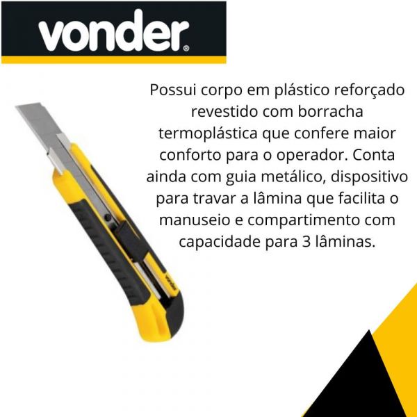 Estilete 25mm Vonder