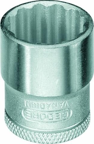 Soquete Estriado 6mm com Encaixe 3/8- Gedore D30-6