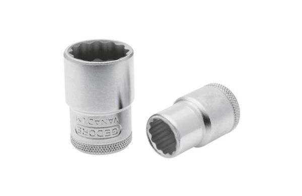 Soquete Estriado 8mm com Encaixe 1/2- Gedore D19-8