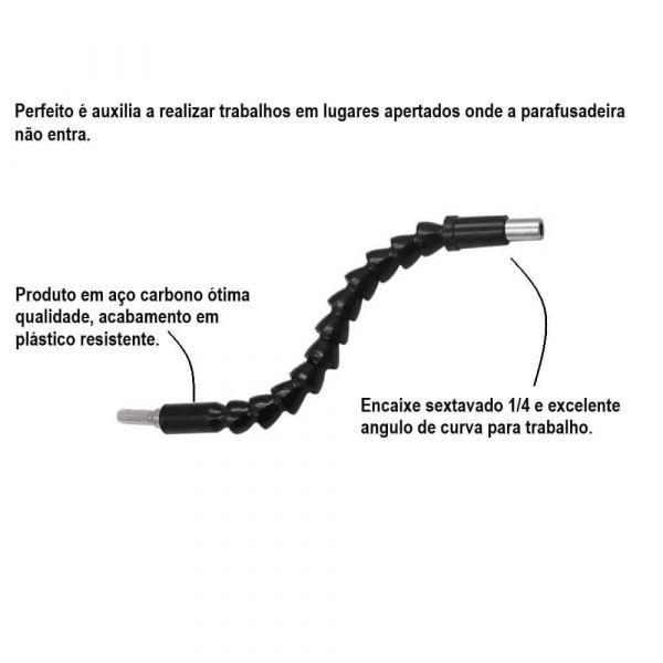 Extensão Flexível Magnética Articulada Vip