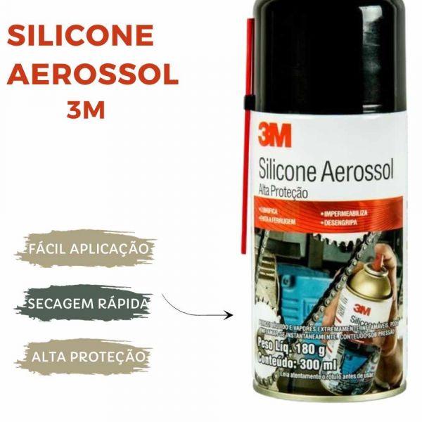 Silicone Aerossol Spray 180g 3M