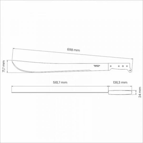 Facão Mato Carbono 22 Pol. Tramontina