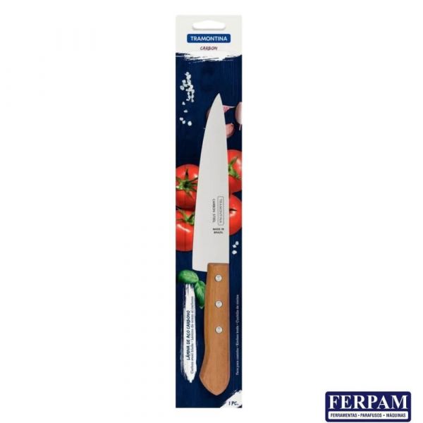 Faca De Cozinha com Lâmina em Aço Carbono 7” Tramontina 22950/107