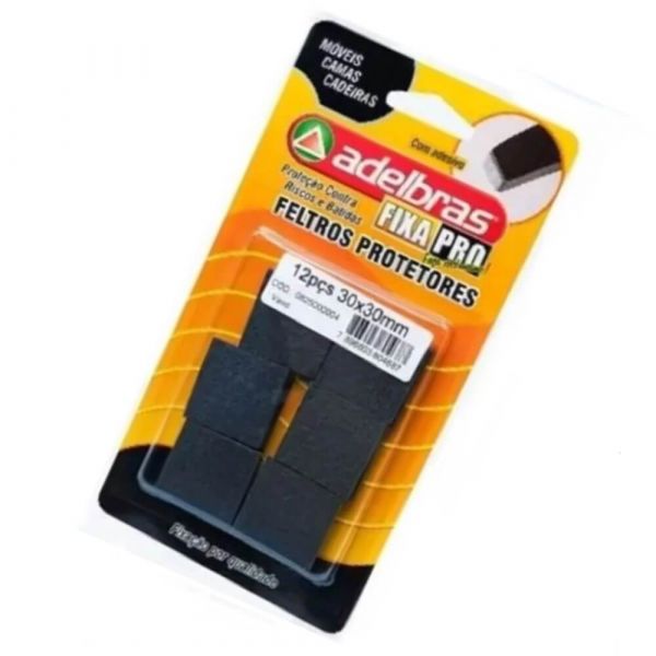 Feltro Pequeno Quadrado 3,3X3,3cm Adelbras