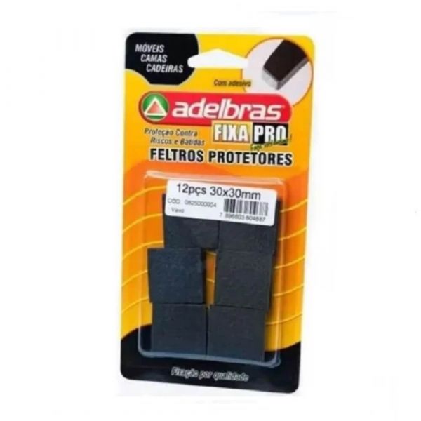 Feltro Pequeno Quadrado 3,3X3,3cm Adelbras