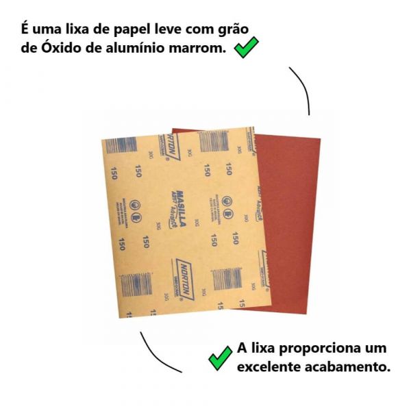 Lixa Massa Especial Grão 150 Norton
