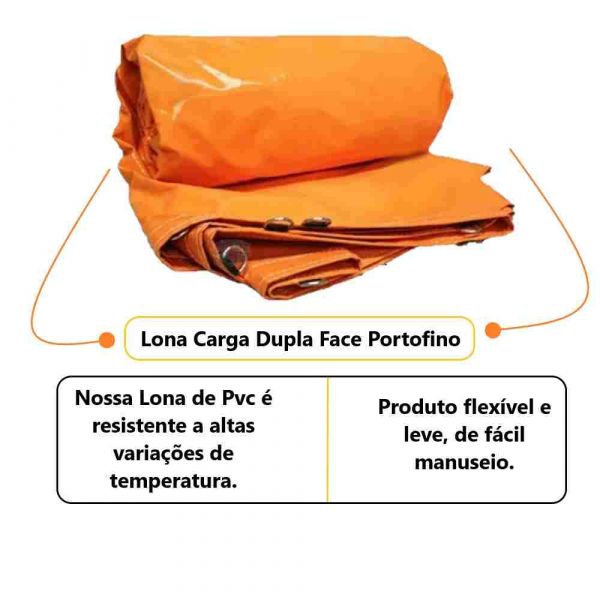 Lona Carga Dupla Face 6X3m 730GR/M2 Portofino