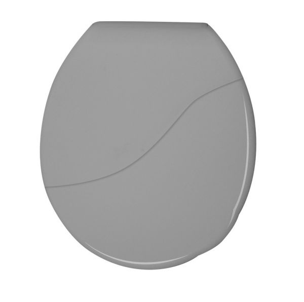 Assento Sanitário Almofadado Bellart Cinza Claro 572 Durin